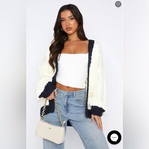 WHITE FOX CARDIGAN NEVER WORN!! 😇😇